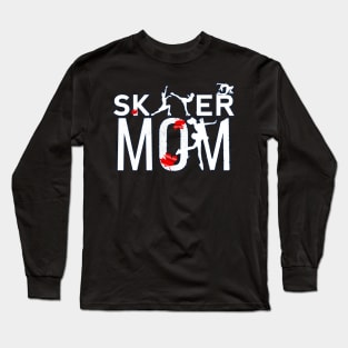 All Canadian Figure Skating Mom Long Sleeve T-Shirt